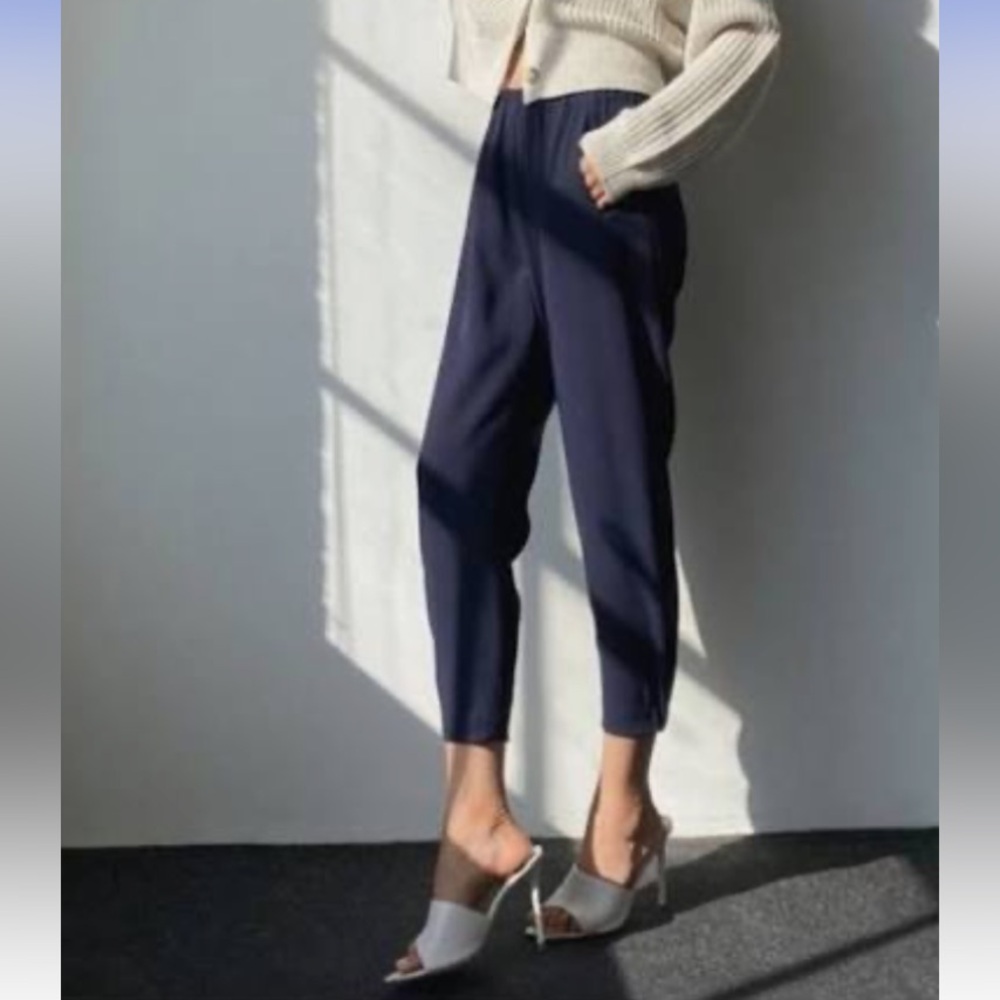 Babaton SMALL-Black Cropped Pants Aritzia